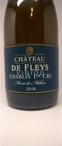 Burgund Chablis Premier Cru Premier Cru Château Fleys Mont de Milieu 2018