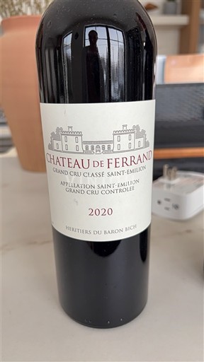 Bordeaux Saint-Émilion Grand Cru Grand Cru Château Ferrand 2020