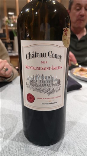 Bordeaux Montagne-Saint-Émilion Château Coucy 2019