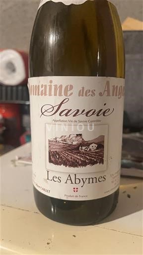 Savoie và Bugey Savoie (rượu vang) Domaine S Anges Les Abymes Không niên vụ