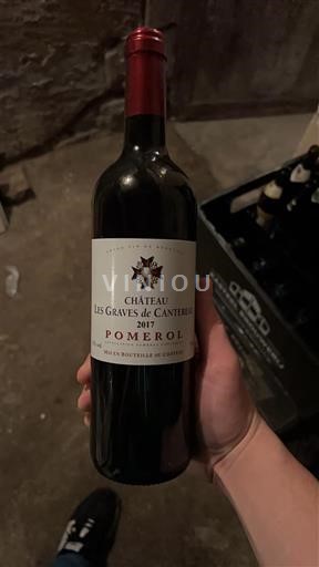 Bordeaux Pomerol Château Les Graves de Canterou 2017