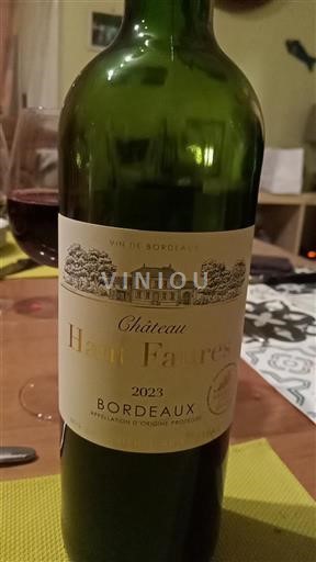 Bordeaux Château Haut Faures 2023