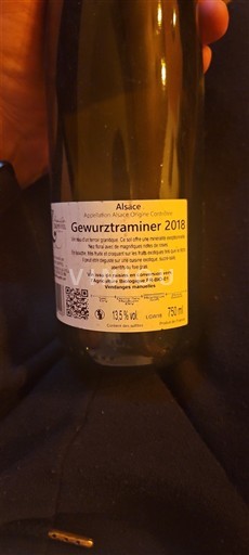 Ельзас Гевюрцтрамінер Famille Zaepffel 2018