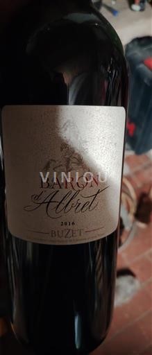 Vina Rouge sec Baron d'Albret 2016 Francija Jugozahod Buzet AOC