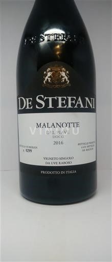 Венето П'яве Маланотте De Stefani Malanotte 2016