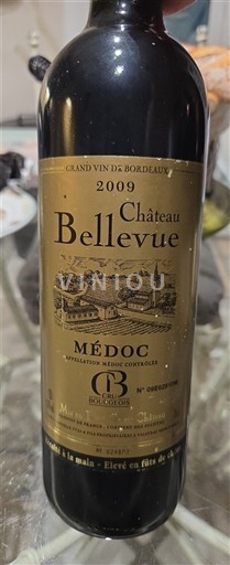 Bordeaux Médoc Château Bellevue 2009