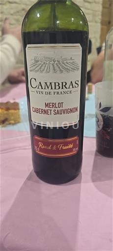 Лангедок Не вказано Cambras Merlot Cabernet Sauvignon 2024