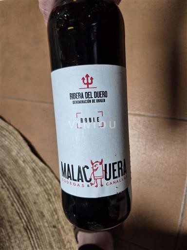 Kastilie a León Ribera del Duero Bodegas y Viñedos Canallas Malacuera Roble 2011