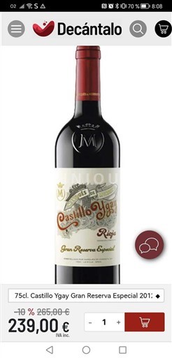 Ла-Ріоха Ріоха Castillo Ygay Gran Reserva Especial 2011