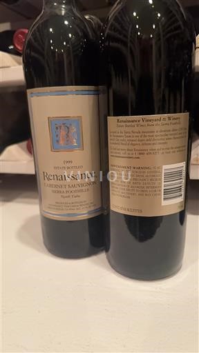 Kalifornialaiset AVA:t North Yuba Renaissance Vineyard & Winery 1999