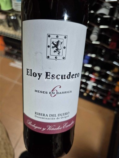 Kastilie a León Ribera del Duero Eloy Escudero 6 Meses en Barrica 2019