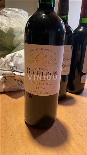 Бордо Пойяк Château Richebon Les Grands Montelus 2020