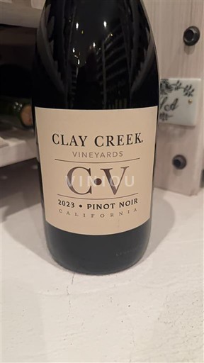 Kalifornialaiset AVA:t Määrittelemätön Clay Creek Vineyards C.V Pinot Noir 2023