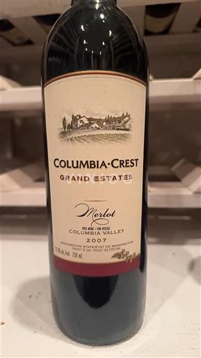 AVA de la Costa Este No especificado Columbia Crest Grand Estates 2007