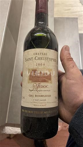 Bordeaux Médoc Chateau Saint-Christophe 2004
