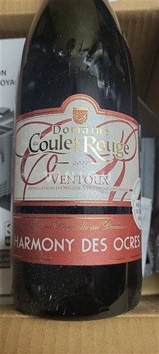 Рона Венту Domaine Coulet Rouge Harmony des Ocres 2015