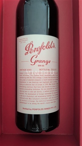 Південна Австралія Не вказано Penfolds Grange Bin 95 2020