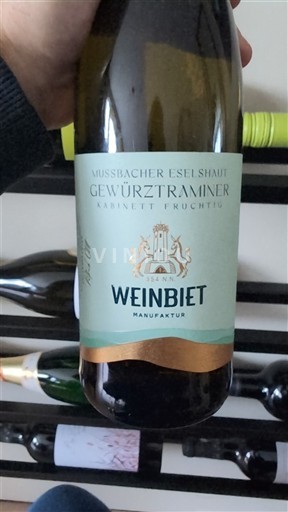 Пфальц Weinbiet Mussbacher Eselshaut Gewürztraminer Kabinett Fruchtig 2024