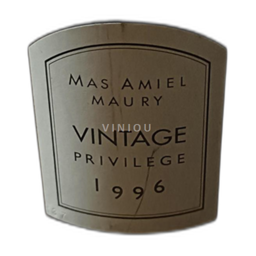 Roussillon Maury Mas Amiel Vintage Privilège 1996