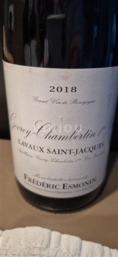 Бургундія Gevrey-Chambertin Premier Cru Frédéric Esmonin Lavaux Saint-Jacques 2018