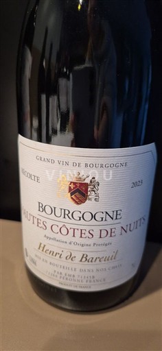 Бургундія Окрестности Нюи Henri de Bareuil 2023