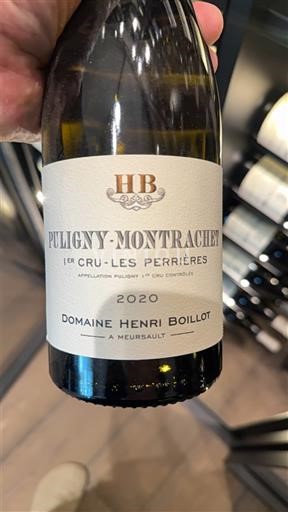 Бургундія Пюліньї-Монраше Premier Cru Domaine Henri Boillot Les Perrières 2020