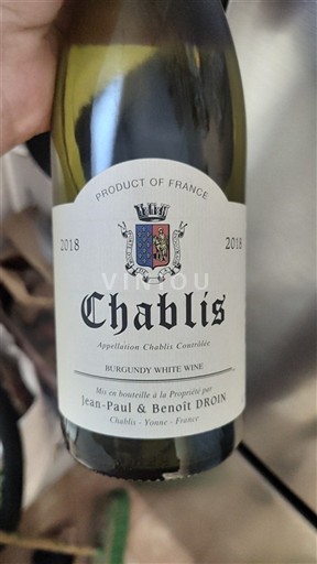 Бургундія Chablis Jean-Paul & Benoît Droin 2018