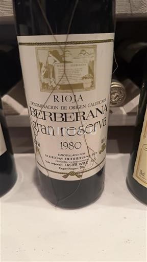 Ла-Ріоха Ріоха Berberana Gran Reserva 1980