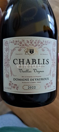 Бургундія Chablis Domaine Vauxroux Vieilles Vignes 2022