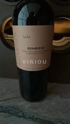 Kalifornialaiset AVA:t Knights Valley Gehricke 2021