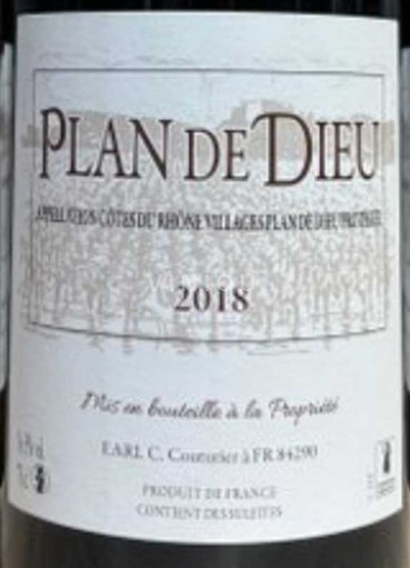 Рона Не вказано EARL C. Couzières 2018