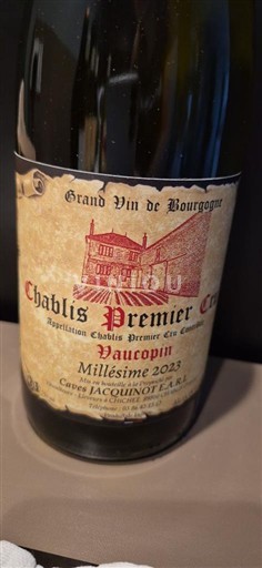 Бургундія Chablis Premier Cru Jacquinot Vaucoupin 2023