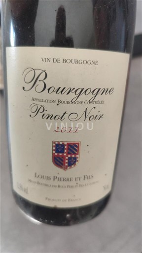 Bourgogne Louis Pierre et Fils Pinot Noir 2011