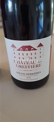 Бургундія Макон та макон-віллаж Château La Greffière 2020