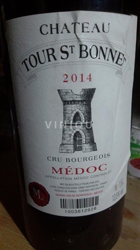 Луарська долина Луара Château Tour St Bonnet 2014