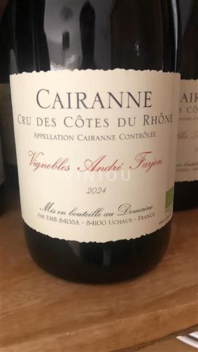 Thung lũng Rhône Cairanne Vignobles André Fayon 2024