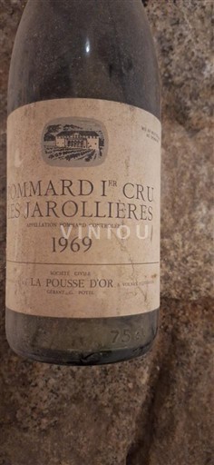 Бургундія Поммар Premier Cru La Pousse d'Or Les Jarolliéres 1969