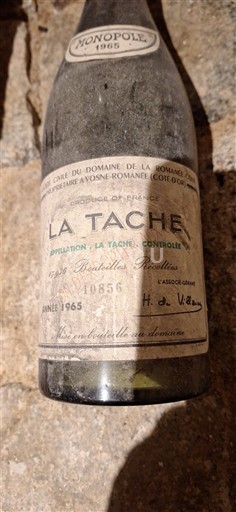 Бургундія La Tâche Grand Cru Domaine La Romanée-Conti 1965