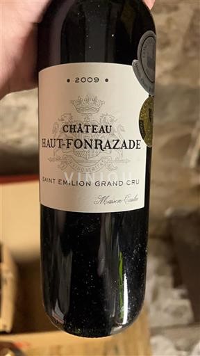 Бордо Сент-Емільйон Гран Крю Grand Cru Château Haut-Fonrazade 2009