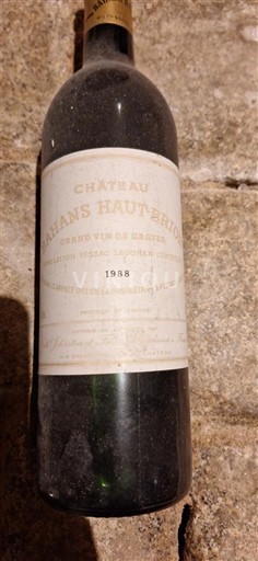 Бордо Пессак-Леоньян Château Bahans Haut-Brion 1988