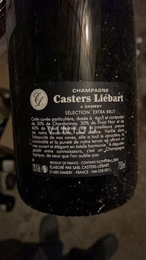 Šampanja Šampanjec Casters Liébart Sélection Extra Brut Neleten.