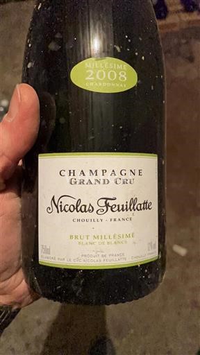 Šampanja Šampanjec Grand Cru Nicolas Feuillatte Brut Millésimé Blanc de Blancs 2008