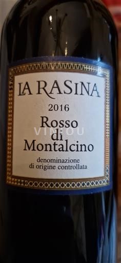 Тоскана Росо ді Монтальчино La Rasina 2016