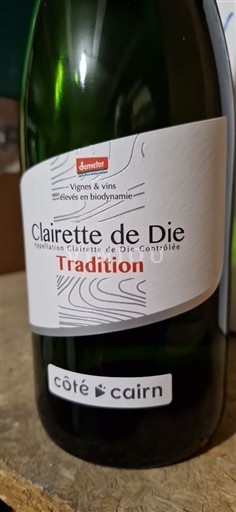 Thung lũng Rhône Clairette-de-die Côte Cairn Tradition Không niên vụ