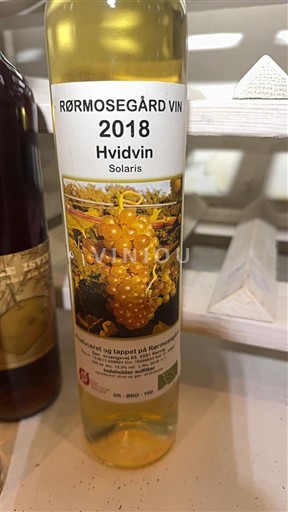 Зеландія Rørmosegård Vin Hvidvin Solaris 2018