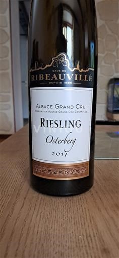Ельзас Рислінг Grand Cru Cave de Ribeauvillé Osterberg Réserve 2017
