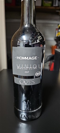 Roussillon Côtes-du-Roussillon Cazes Hommage 2017