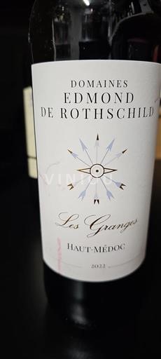 Бордо Го-Медок Domaine Domaines Edmond de Rothschild Les Granges 2022
