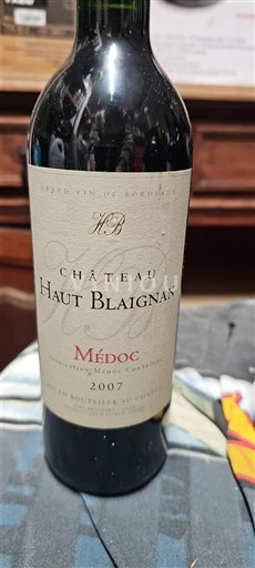 Бордо Медок Château Haut Blaignan 2007