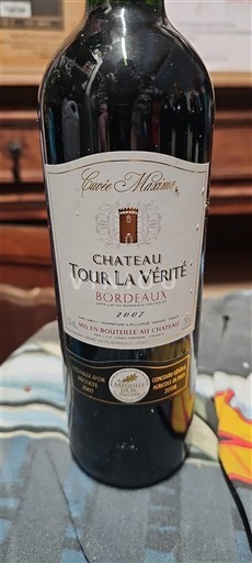 Bordeaux Château Tour La Vérité Maxime 2007